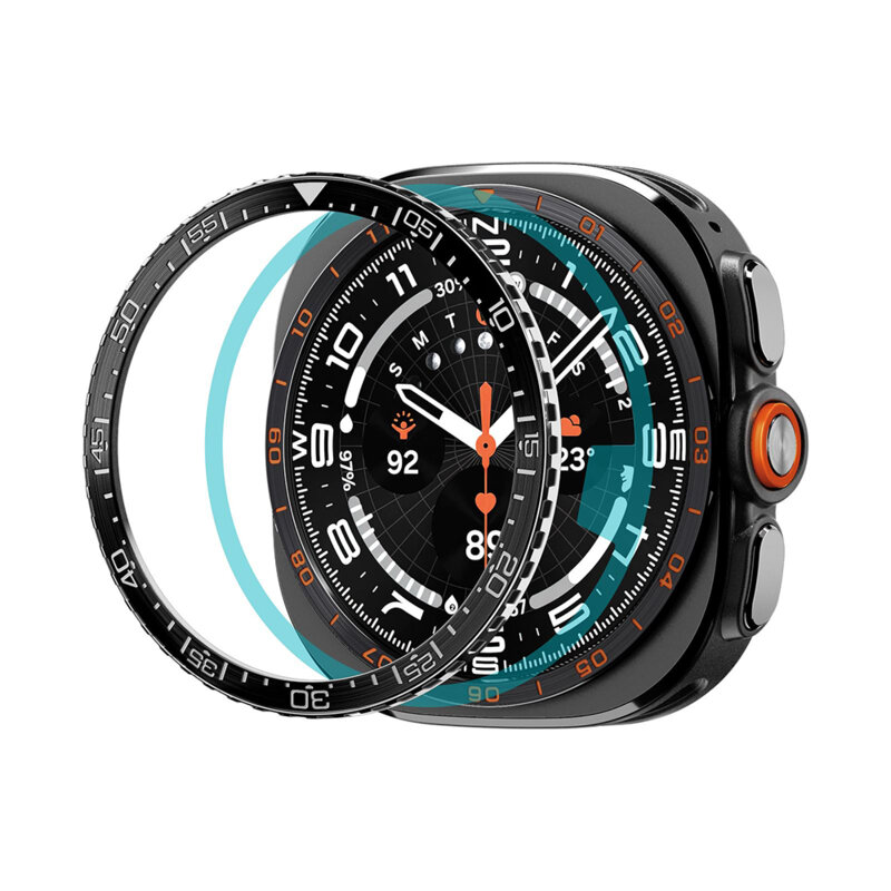 Rama protectie, bezel Samsung Galaxy Watch Ultra 2 Spigen, negru