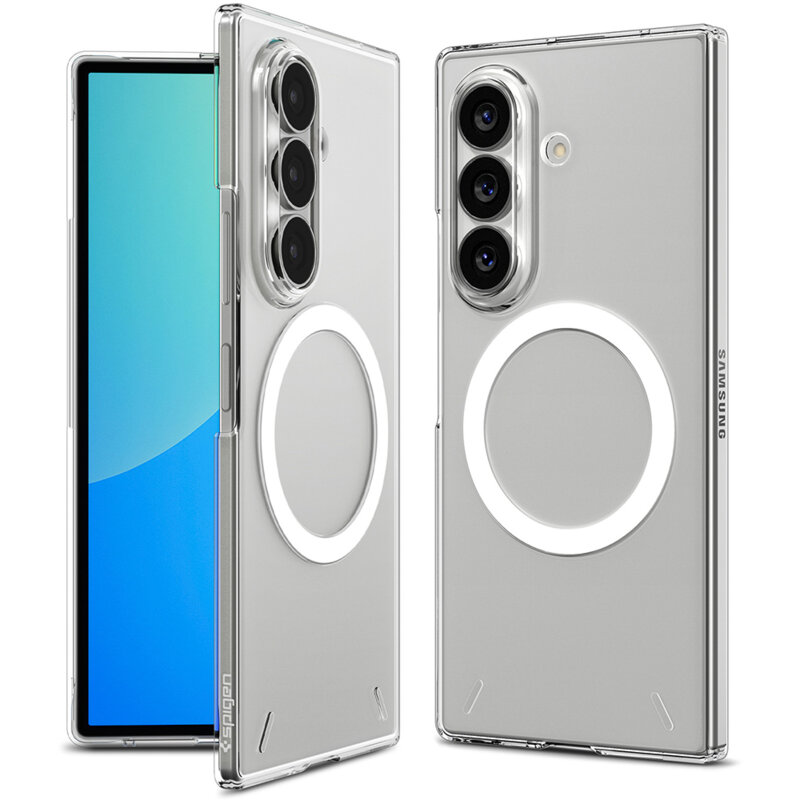 Husa Samsung Galaxy Z Fold8 Ultra Spigen Air Skin MagSafe, transparenta