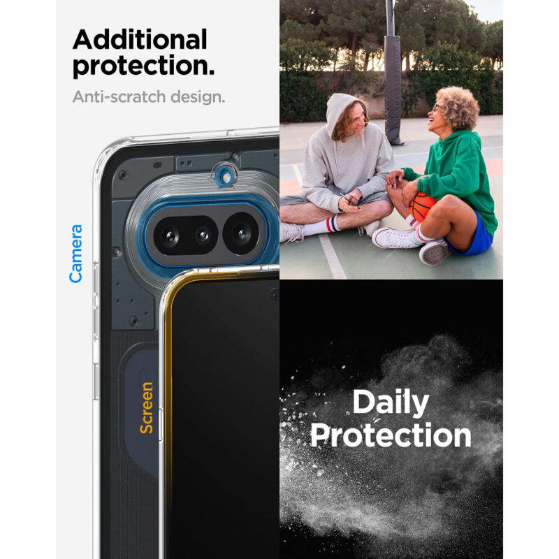 Husa Nothing Phone (4a) Spigen Ultra Hybrid, transparenta