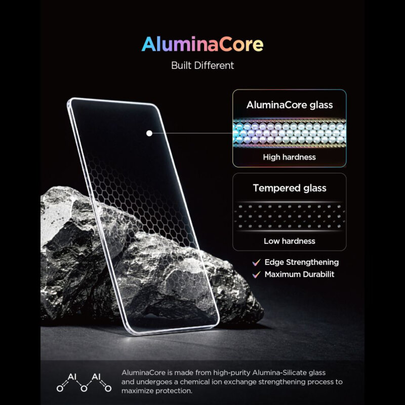 [Pachet 2x] Folie Nothing Phone (4a) Pro Spigen Glas.tR EZ Fit Pro, transparenta