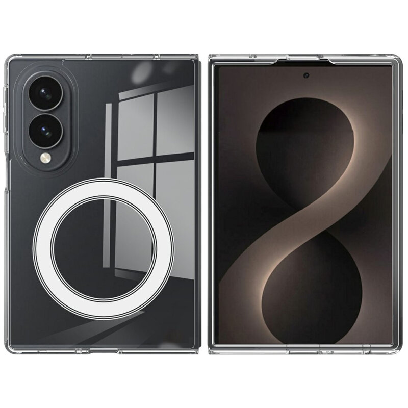 Husa Samsung Galaxy Z Fold8 Techsuit MagSafe Pro, transparenta