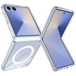 Husa Samsung Galaxy Z Flip8 Techsuit MagSafe Pro, transparenta