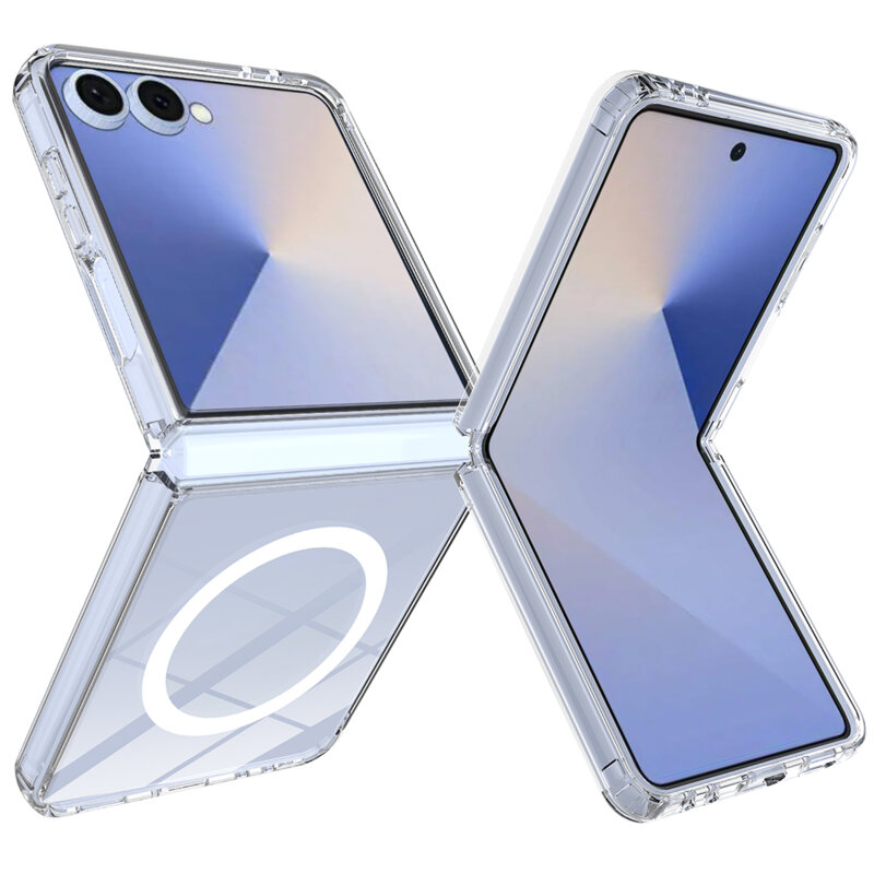 Husa Samsung Galaxy Z Flip8 Techsuit MagSafe Pro, transparenta