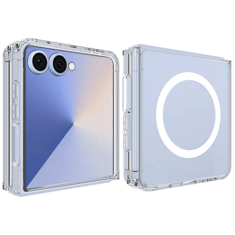 Husa Samsung Galaxy Z Flip8 Techsuit MagSafe Pro, transparenta