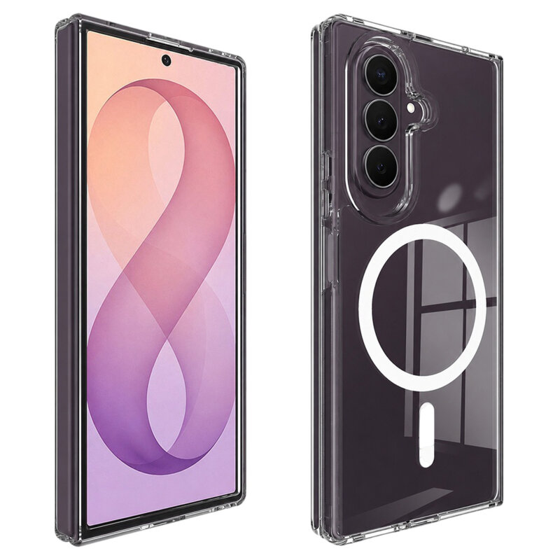 Husa Samsung Galaxy Z Fold8 Ultra Techsuit MagSafe Pro, transparenta