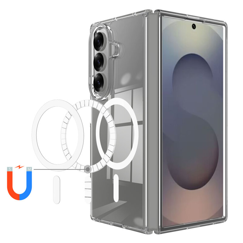 Husa Samsung Galaxy Z Fold8 Ultra Techsuit MagSafe Pro, transparenta