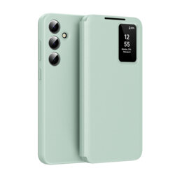 Husa tip carte Samsung Galaxy S26 FE SmartView Series, verde