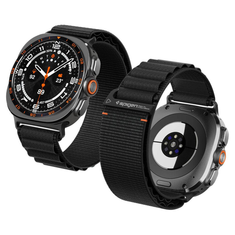Curea Samsung Galaxy Watch Ultra 47mm Spigen WBF1, negru