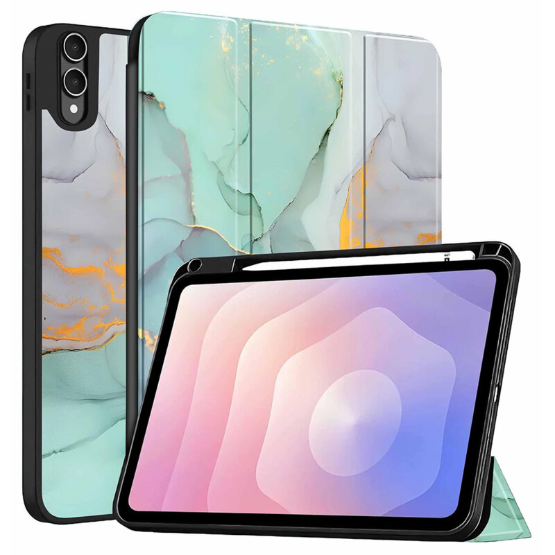 Husa Samsung Galaxy Tab S11 Ultra Techsuit FoldPro, Green Time