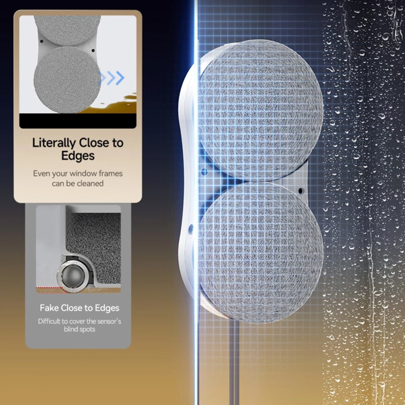 Aparat de curatat geamuri cu fir Deerma DEM-C50S Ultra, 8000Pa