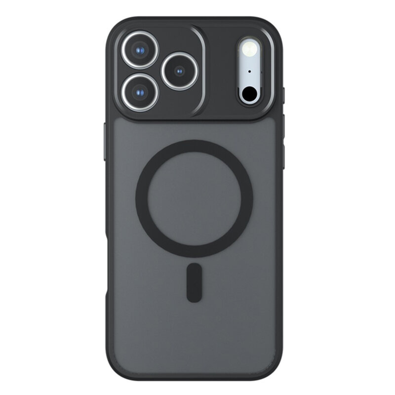 Husa iPhone 18 Pro Techsuit PureFrost MagSafe, negru frost