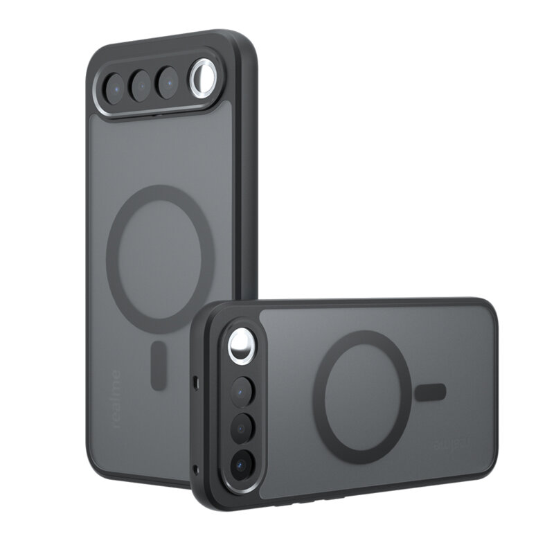 Husa Realme 16 5G Techsuit PureFrost MagSafe, negru frost