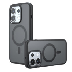 Husa Oppo Reno16 Pro Techsuit PureFrost MagSafe, negru frost