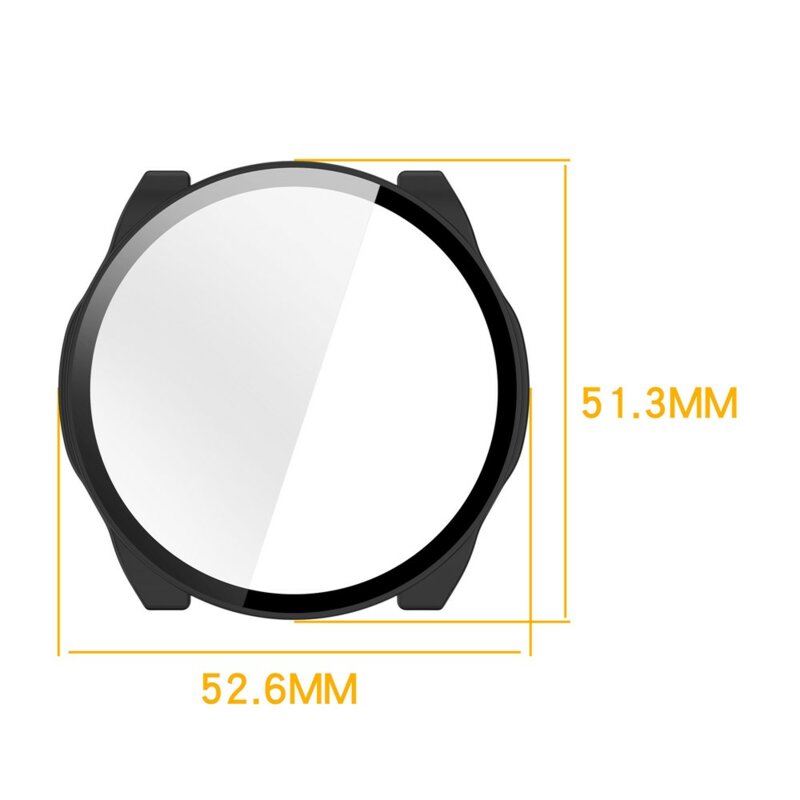 [Pachet 360°] Husa + folie Amazfit Cheetah 2 Ultra Techsuit Defense, negru