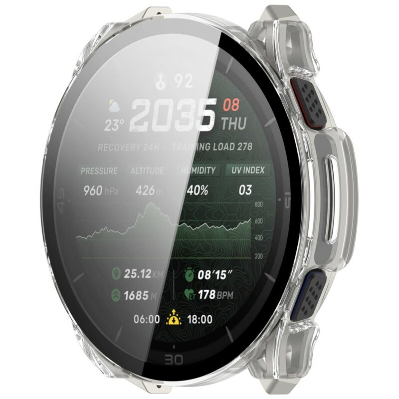[Pachet 360°] Husa + folie Amazfit Cheetah 2 Ultra Techsuit Defense, transparenta