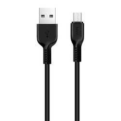 Cablu de date Flash Charging Micro-USB Hoco X20 3M 2.4A, negru