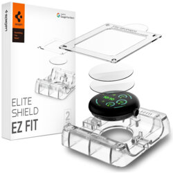 [Pachet 2x] Folie Google Pixel Watch 3 41mm Spigen Elite Shield EZ Fit, transparenta