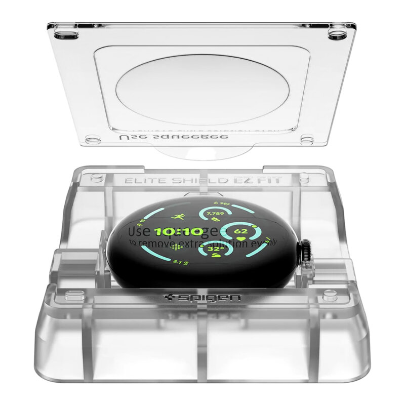 [Pachet 2x] Folie Google Pixel Watch 5 41mm Spigen Elite Shield EZ Fit, transparenta