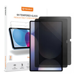 [Pachet 2x] Folie sticla Samsung Galaxy Tab S10 Plus Techsuit ArmorGlass CrystalHD, privacy
