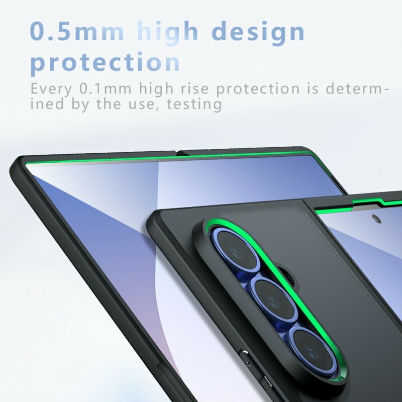 Husa Samsung Galaxy Z Fold8 Ultra Techsuit PureFrost MagSafe, negru frost