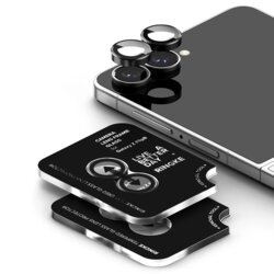 [Pachet 2x] Folie sticla camera Samsung Galaxy Z Flip8 Ringke Camera Lens Frame, negru