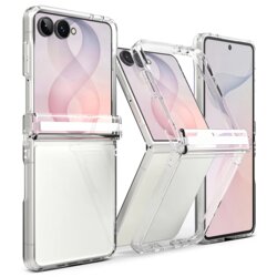 Husa Samsung Galaxy Z Flip8 Ringke Fusion Flap, transparenta