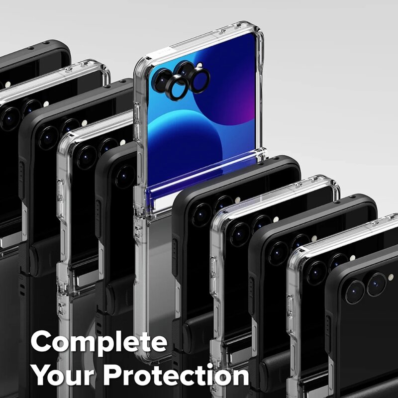 Husa Samsung Galaxy Z Flip8 Ringke Fusion Flap, transparenta