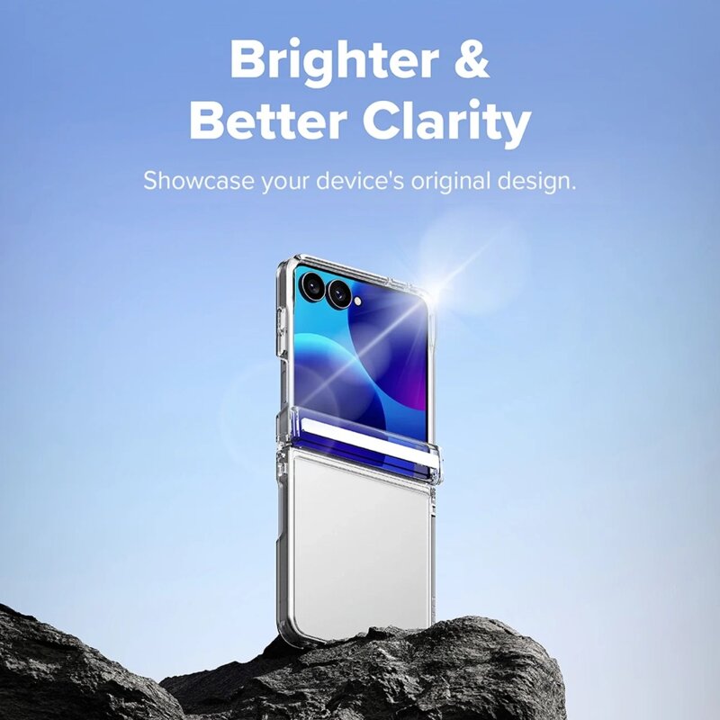 Husa Samsung Galaxy Z Flip8 Ringke Fusion Flap, transparenta
