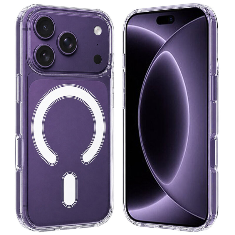 Husa iPhone 18 Pro Techsuit MagSafe Pro, transparenta