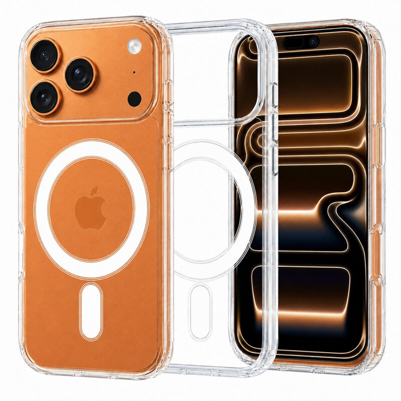 Husa iPhone 17 Pro Max Techsuit MagSafe Pro, transparenta