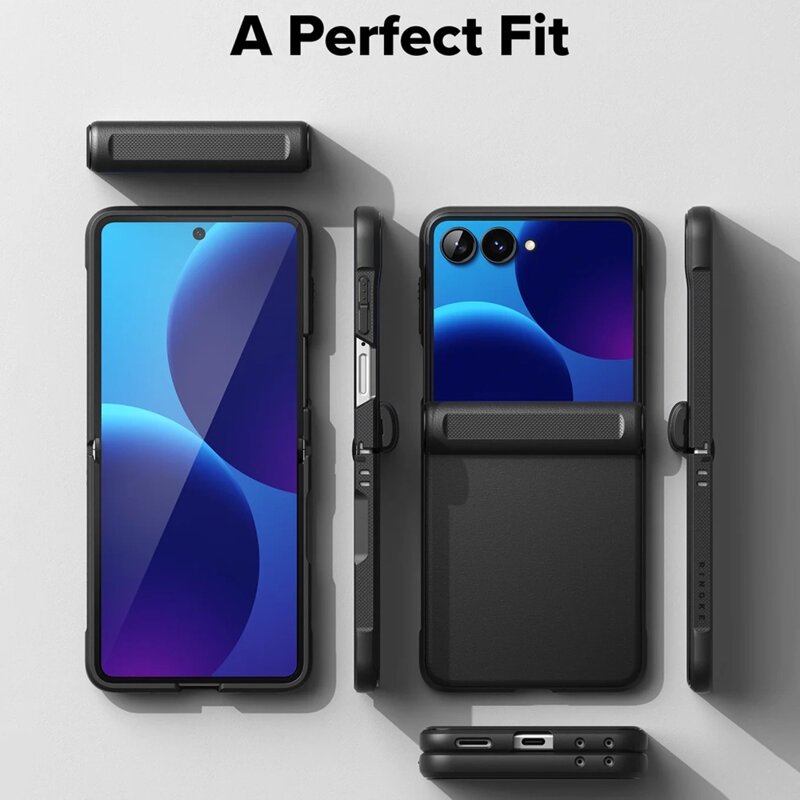 Husa Samsung Galaxy Z Flip8 Ringke Onyx Flap Magnetic, negru
