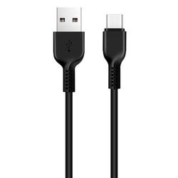 Cablu de date Flash Charging USB-C 3A Hoco X20, 3m, negru
