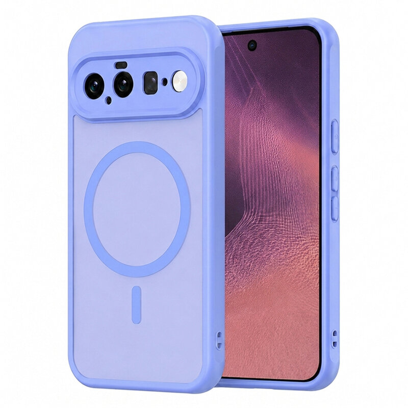 Husa Google Pixel 11 Techsuit HaloFrost II MagSafe, albastru