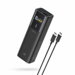 Baterie externa cu cablu tip C, Fast Self-Charge Cuktech PB100P, negru