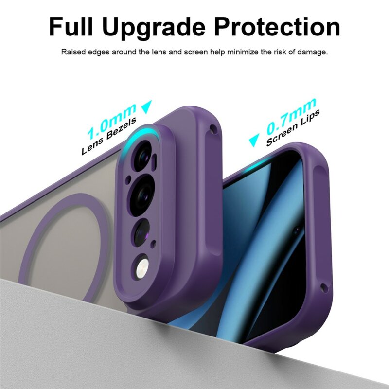 Husa Google Pixel 11 Pro Techsuit HaloFrost II MagSafe, mov