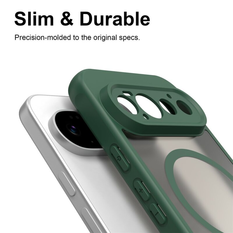 Husa Google Pixel 11 Pro Techsuit HaloFrost II MagSafe, verde