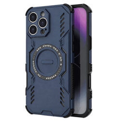 Husa iPhone 16 Pro Techsuit ArmorMag Case, albastru
