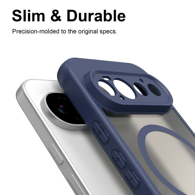 Husa Google Pixel 11 Pro Techsuit HaloFrost II MagSafe, bleumarin