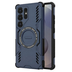 Husa Samsung Galaxy S25 Ultra Techsuit ArmorMag Case, albastru