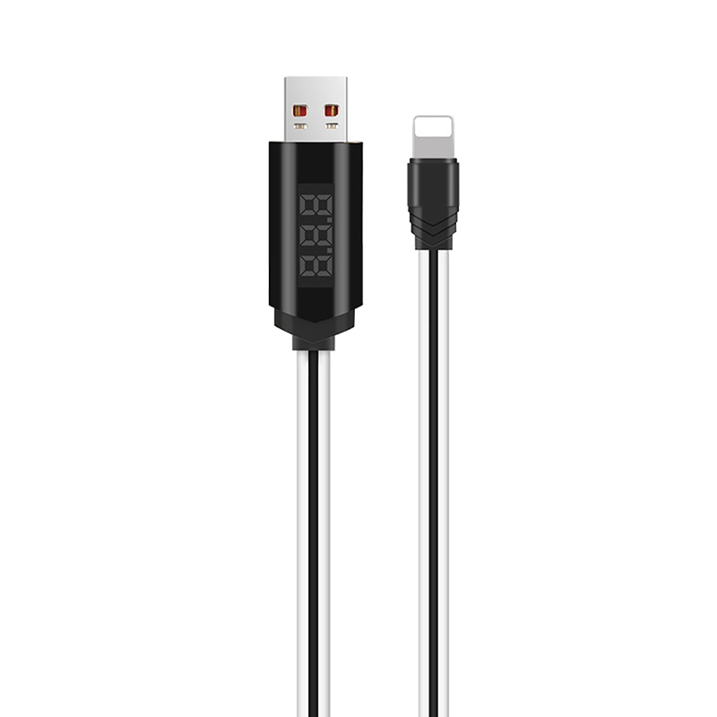 Cablu de date Lightning Hoco U29 1.2M 2.0A - Alb