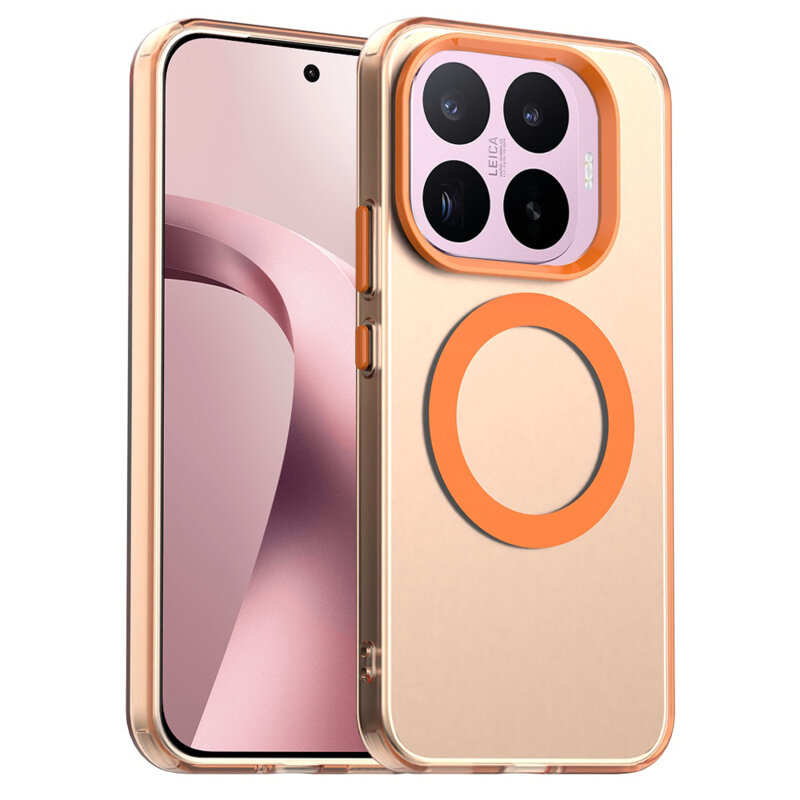 Husa Xiaomi 17T Techsuit CandyCase MagSafe, portocaliu