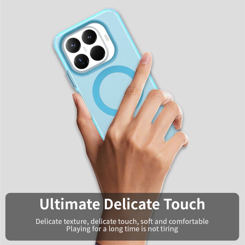 Husa Xiaomi 17T Techsuit CandyCase MagSafe, albastru