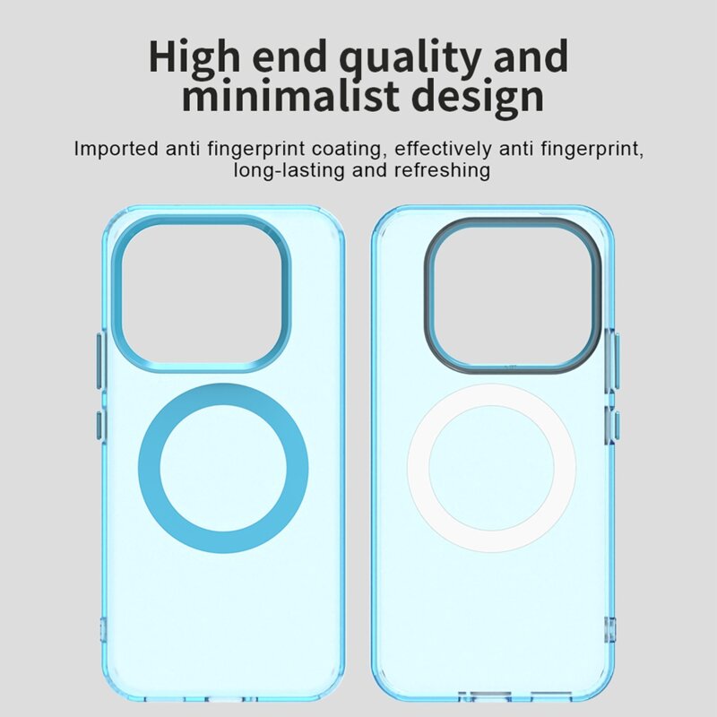 Husa Xiaomi 17T Techsuit CandyCase MagSafe, albastru