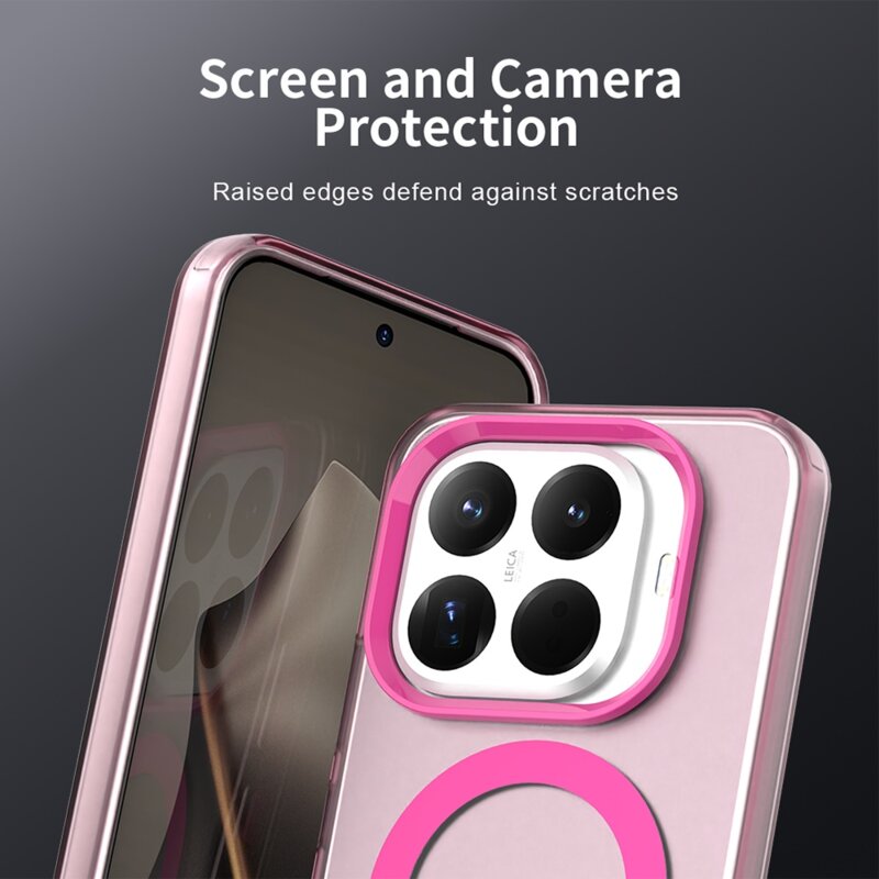Husa Xiaomi 17T Techsuit CandyCase MagSafe, roz