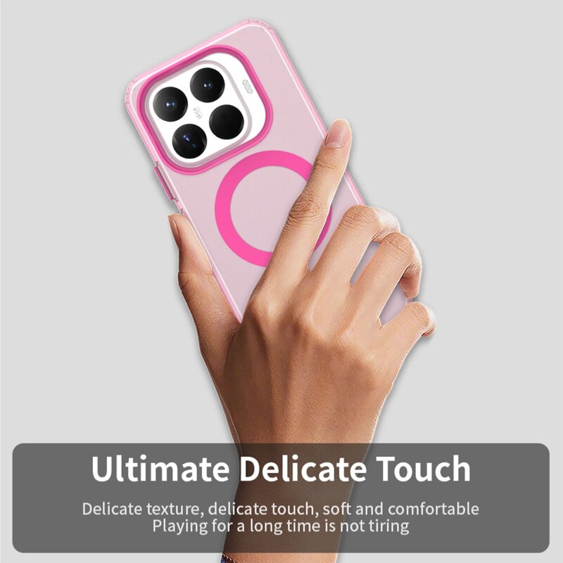 Husa Xiaomi 17T Techsuit CandyCase MagSafe, roz