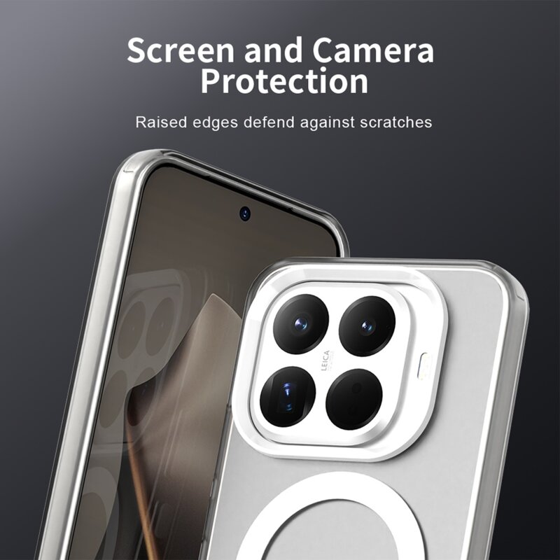 Husa Xiaomi 17T Techsuit CandyCase MagSafe, alb