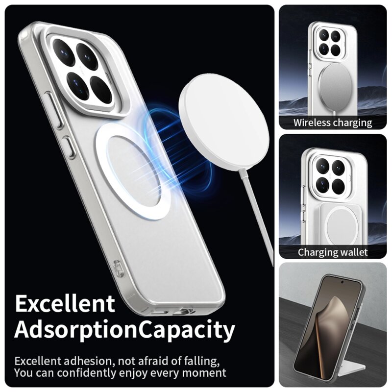 Husa Xiaomi 17T Techsuit CandyCase MagSafe, alb