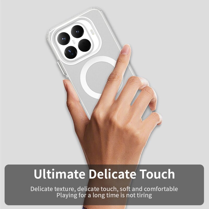 Husa Xiaomi 17T Techsuit CandyCase MagSafe, alb