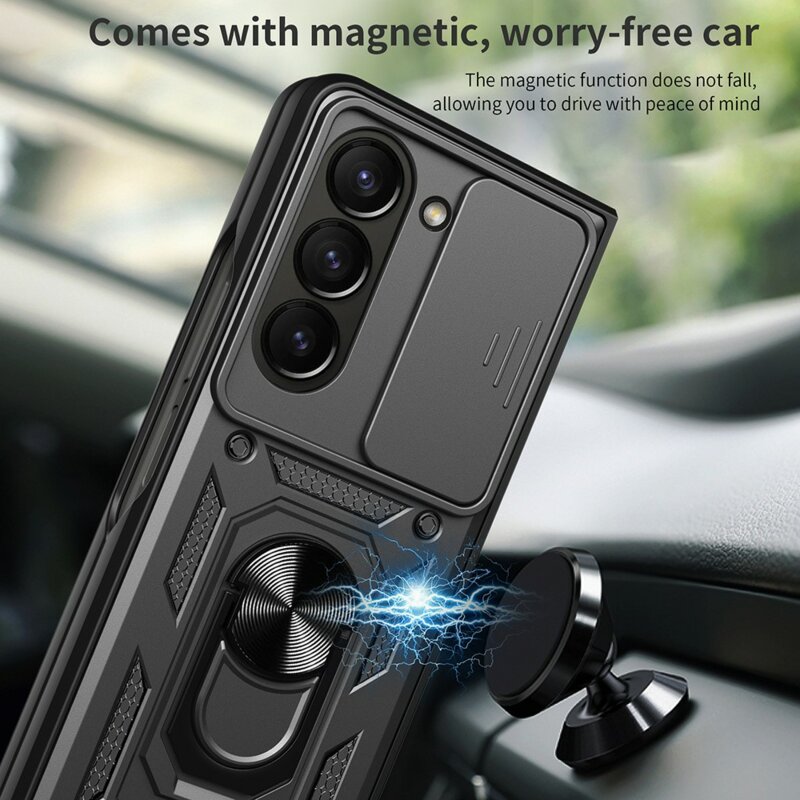 Husa Samsung Galaxy Z Fold8 Ultra protectie camera Techsuit CamShield Series, roz