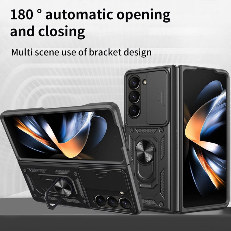 Husa Samsung Galaxy Z Fold8 Ultra protectie camera Techsuit CamShield Series, negru